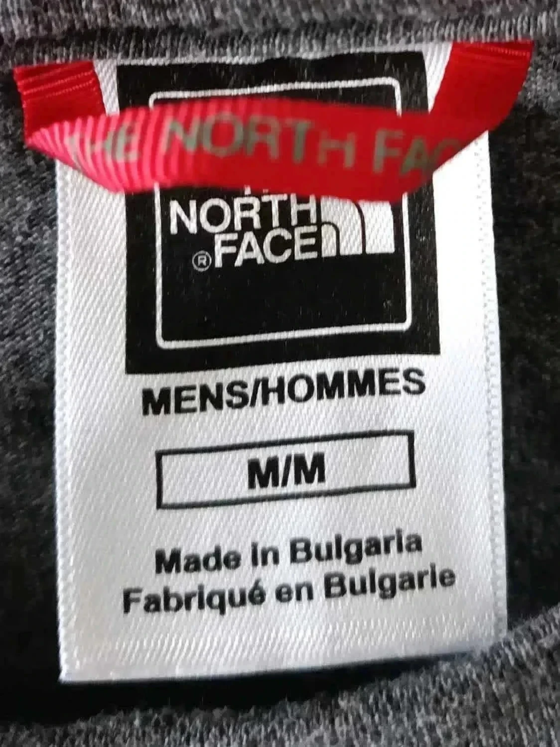 Camiseta The North Face cinza duplo logotipo tamanho M – photo 8